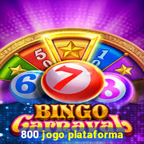 800 jogo plataforma